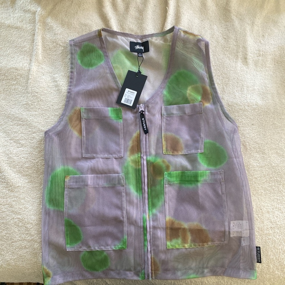 stussy mesh vest